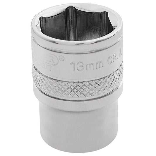 Draper Expert 1/4" Square Drive Hi-Torq 6 Point Socket (13mm) - 32633