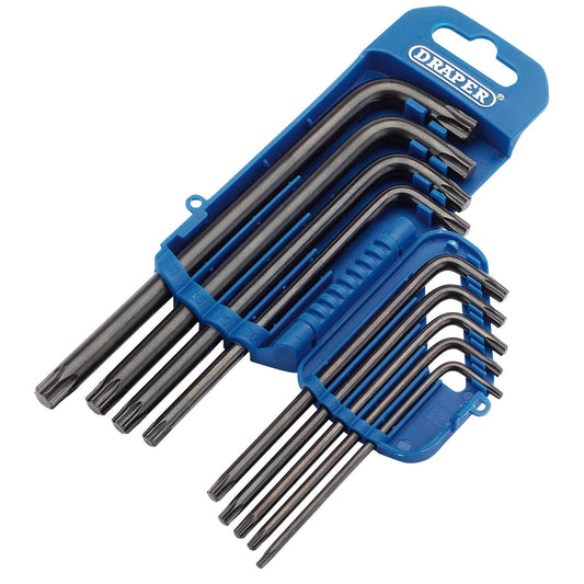 Draper TX-STAR Torx Allen Key Set T10, T15, T20, T25, T27, T30, T40, T45 and T50 - 33743