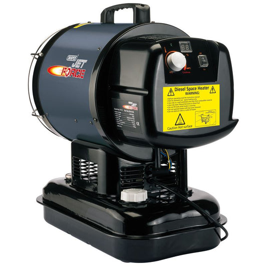 Draper Jet Force Infrared Diesel and Kerosene Space Heater, 60,000 BTU/17 kW - 17111