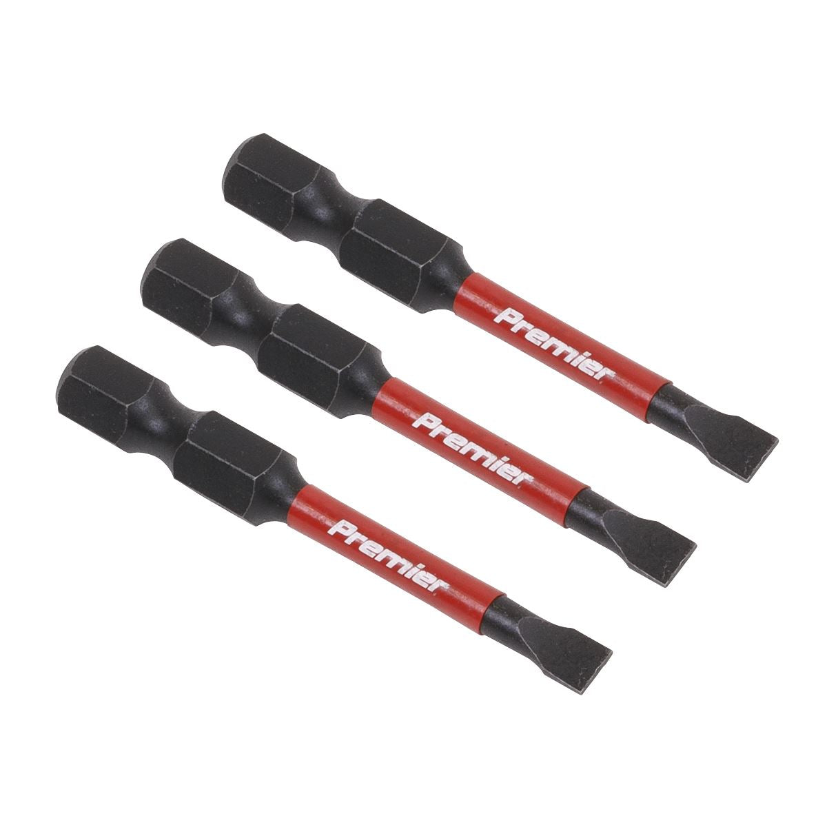 Premier Slotted 4.5mm Impact Power Tool Bits 50mm - 3pc AK8226