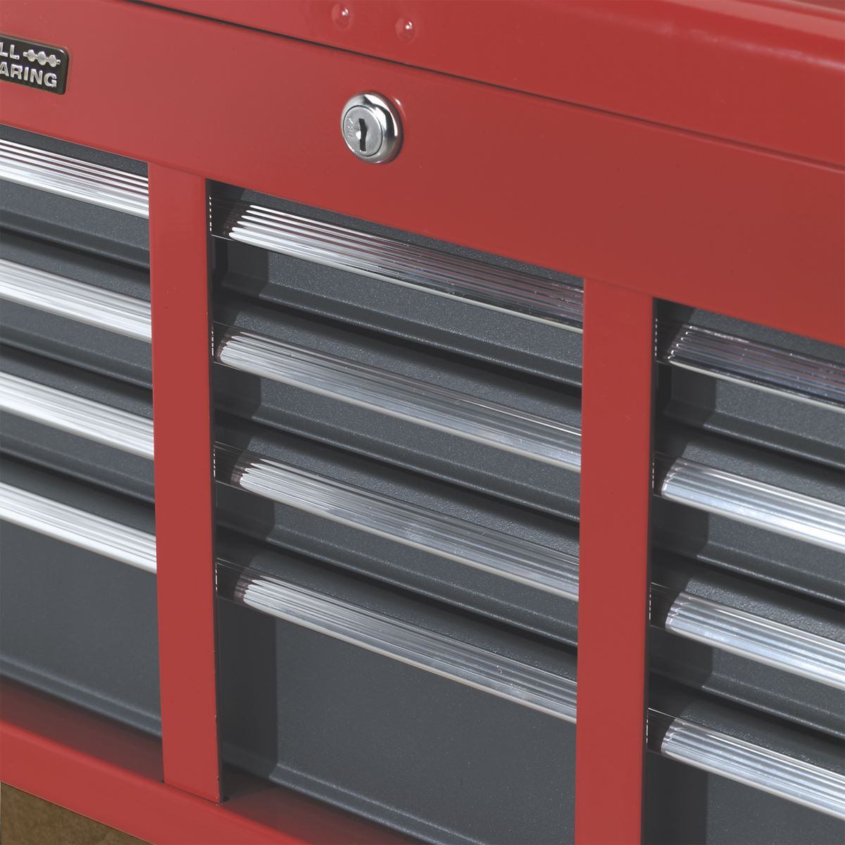 Sealey Topchest 6 Drawer with Ball-Bearing Slides - Red/Grey AP2201BB