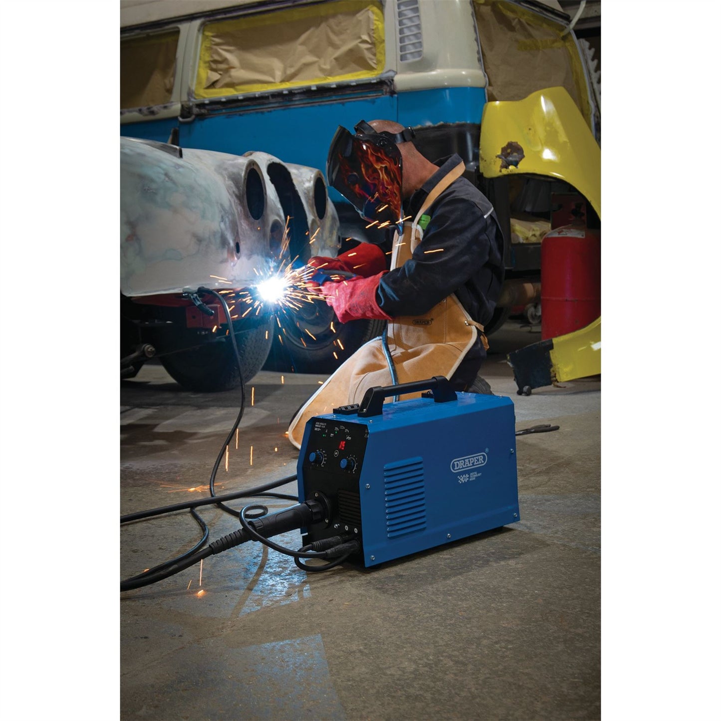 Draper Gas/Gasless MIG Inverter Multi-Welder DTi, 160A MW160A (70047)