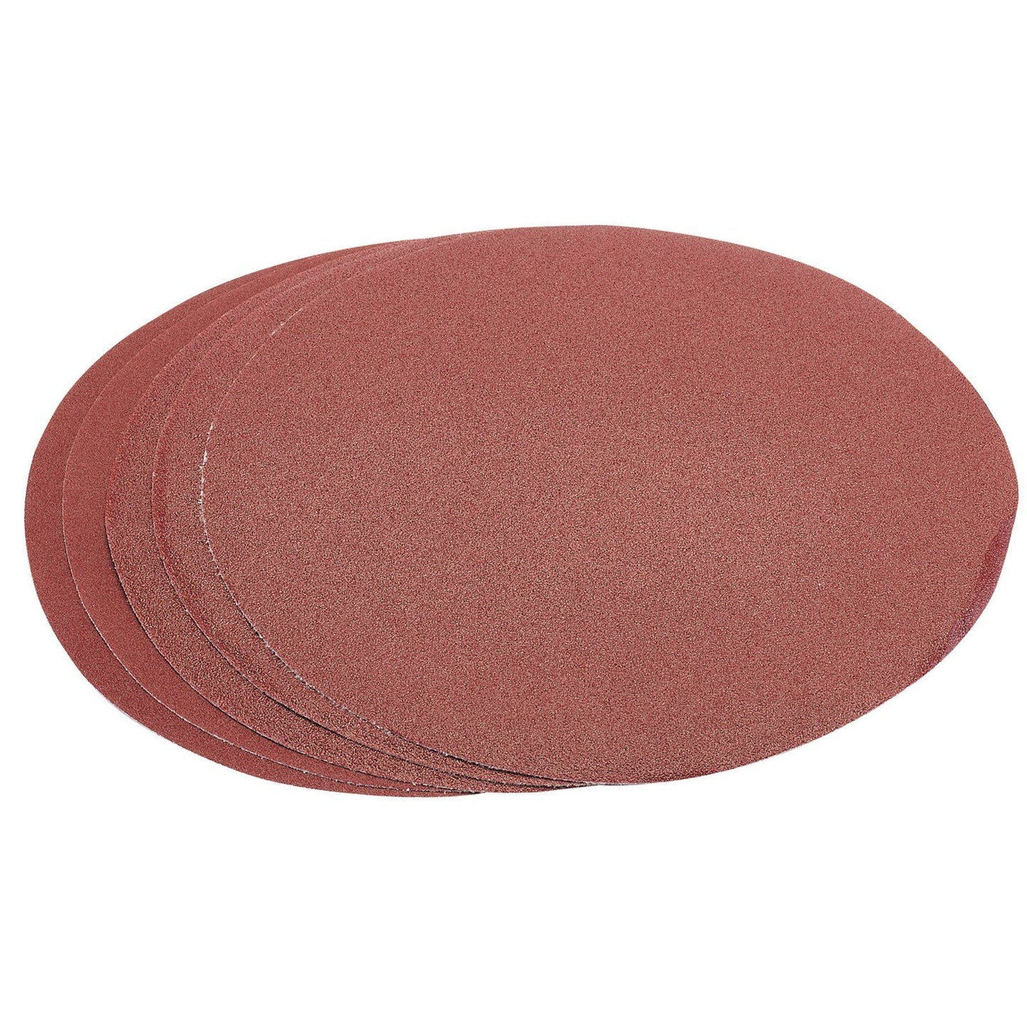 1x Pack of 5 Draper Assorted Hook & Eye Aluminium Oxide Sanding Discs - 230mm - 72233