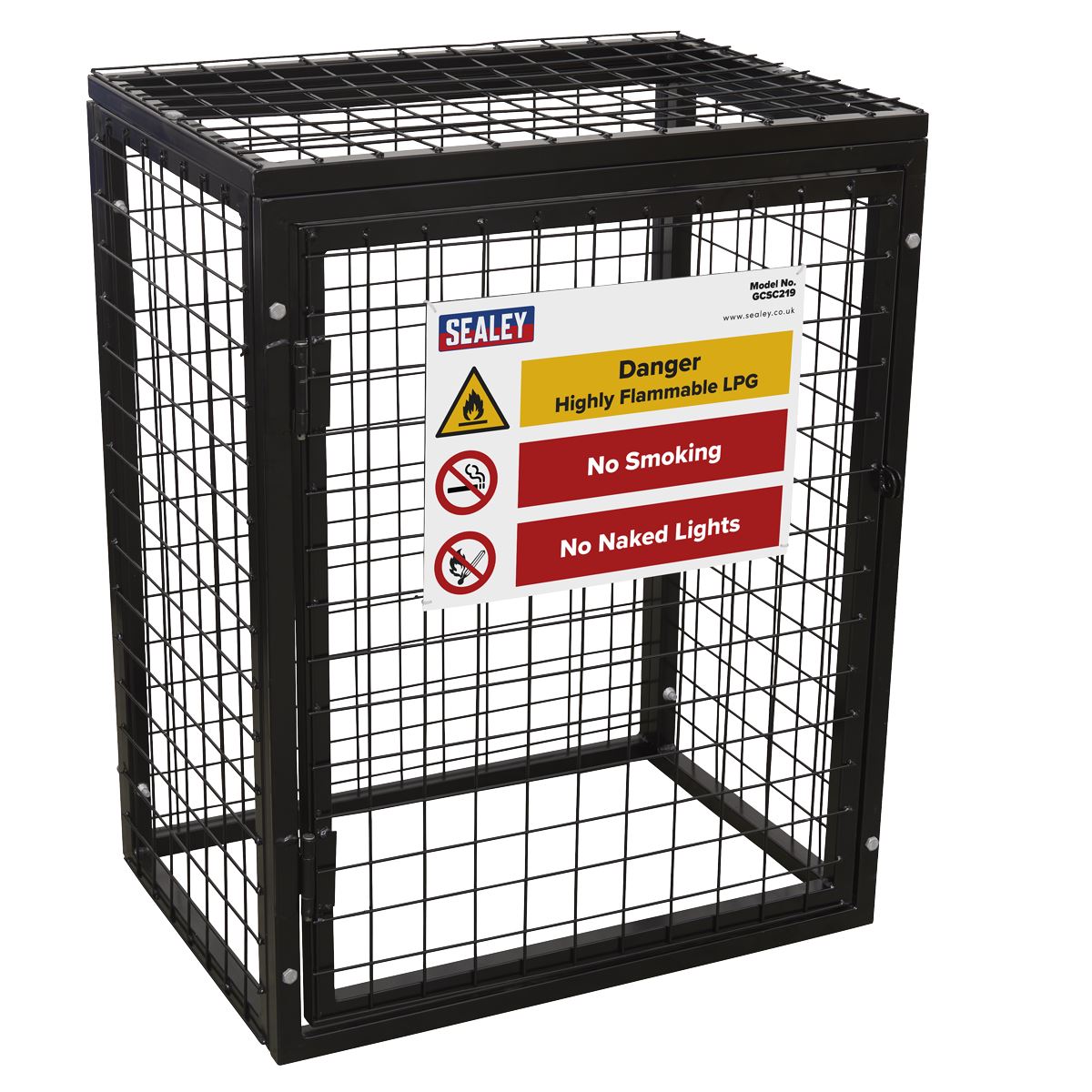 Sealey Safety Cage - 2 x 19kg Gas Cylinders GCSC219