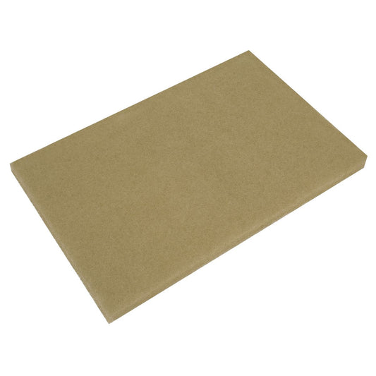 Sealey Tan Buffer Pads 12 x 18 x 1" - Pack of 5 TBP1218