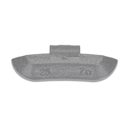 Sealey Wheel Weight 25g Hammer-On Zinc for Steel Wheels Pack of 100 WWSH25