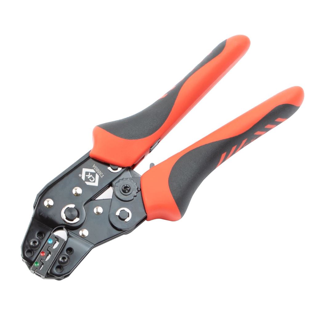 CK Tools Ratchet Crimping Pliers for Insulated Terminals T3680A