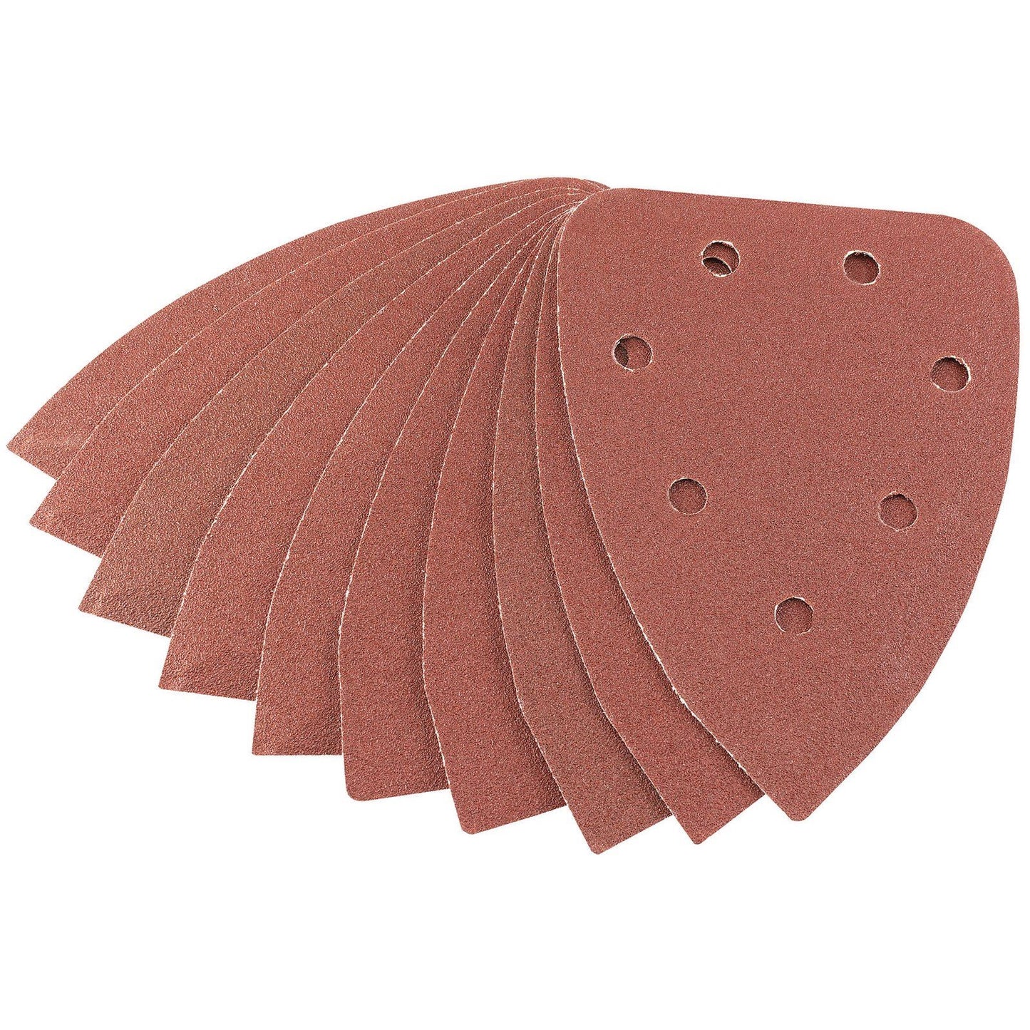 Draper 120G Aluminium Oxide Sanding Sheets (141 x 141 x 98mm) - 92331