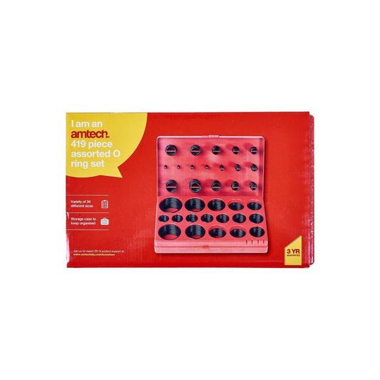 419x Universal Rubber Metric O Ring Set Assortment Case Popular Sizes Garage - S5190