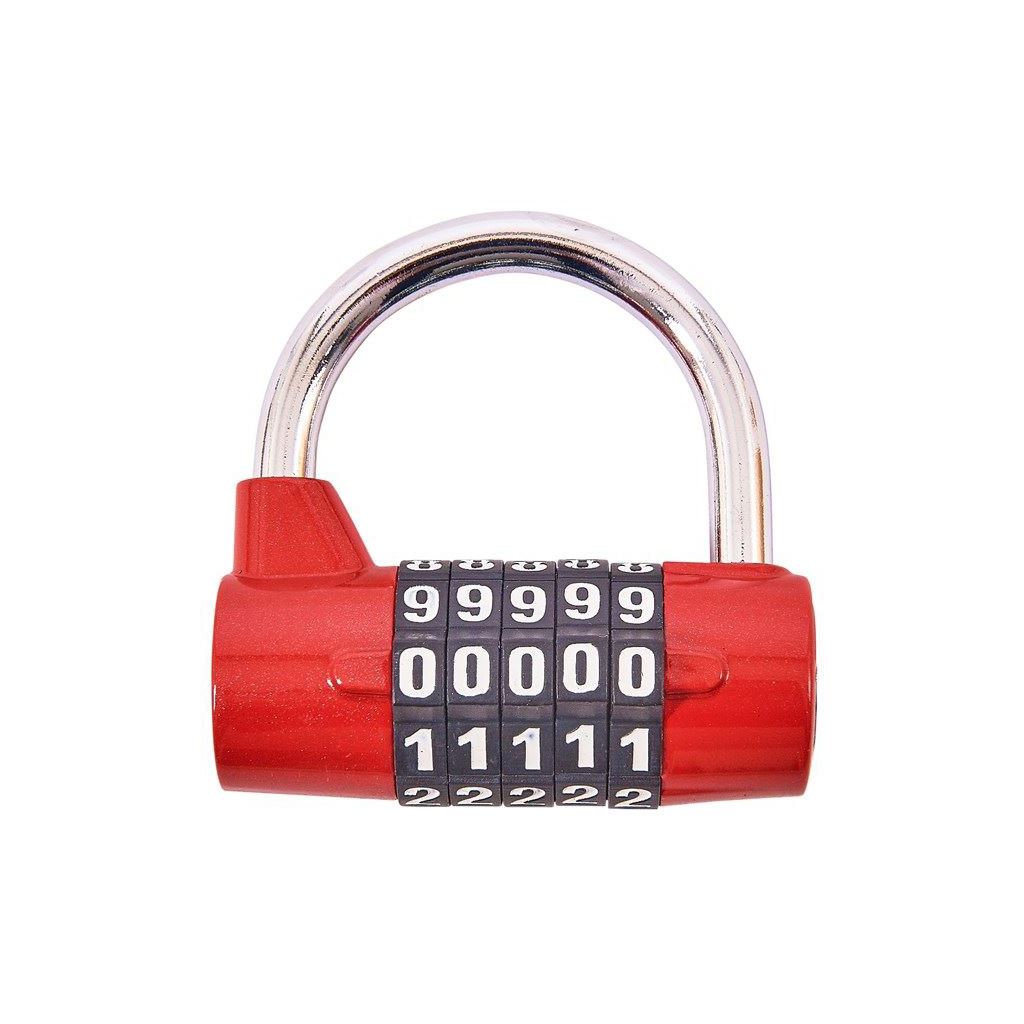 Combination Padlock 5 Digit Suitable For Personal Lockers/Office/Gym/Staff Room - T1144