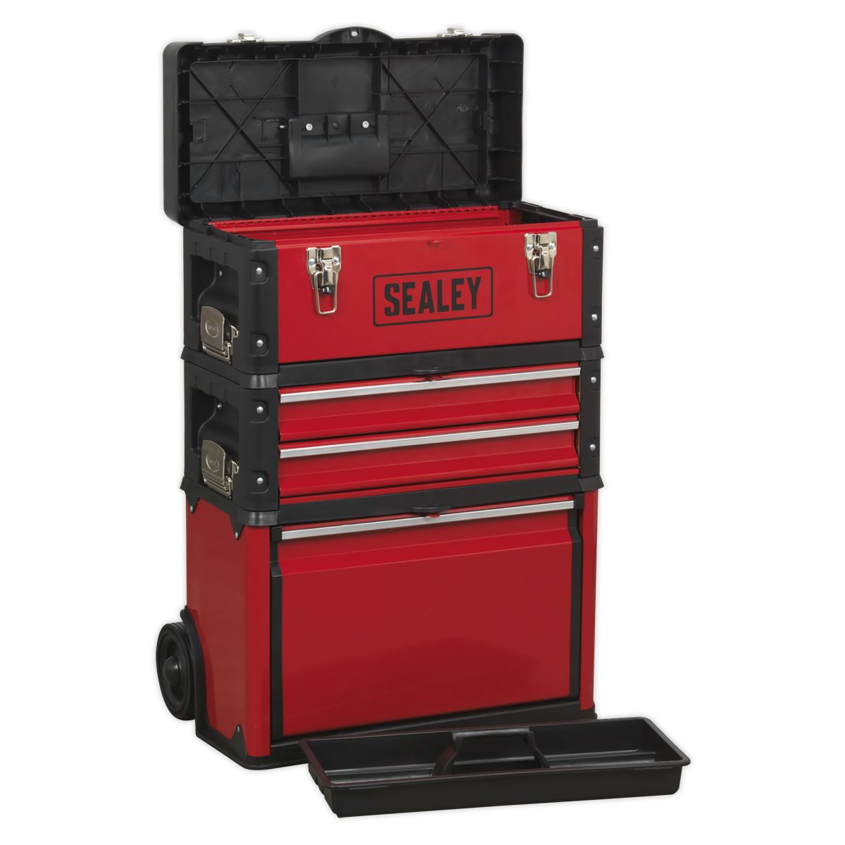 Sealey Mobile Steel/Composite Toolbox - 3 Compartment AP548