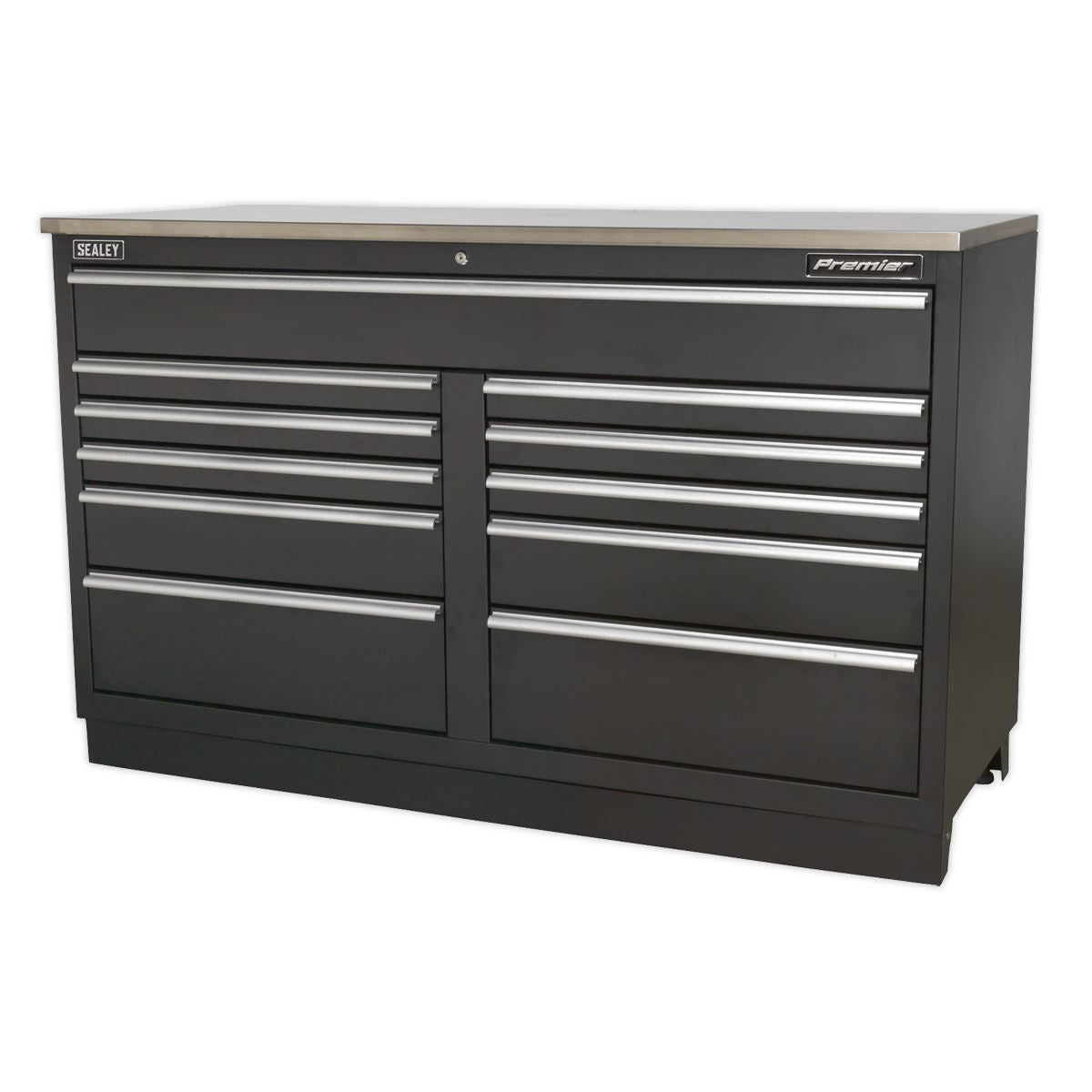 Sealey Modular Floor Cabinet 11 Drawer 1550mm Heavy-Duty APMS04