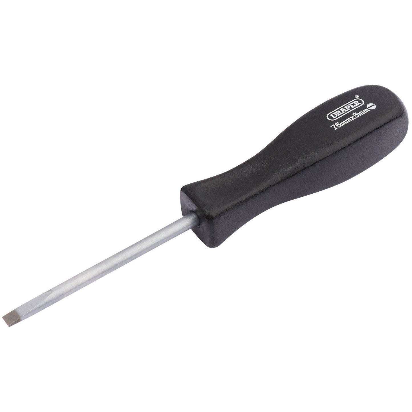 Draper 19527 5mm x 75mm Plain Slot Mechanics Screwdriver