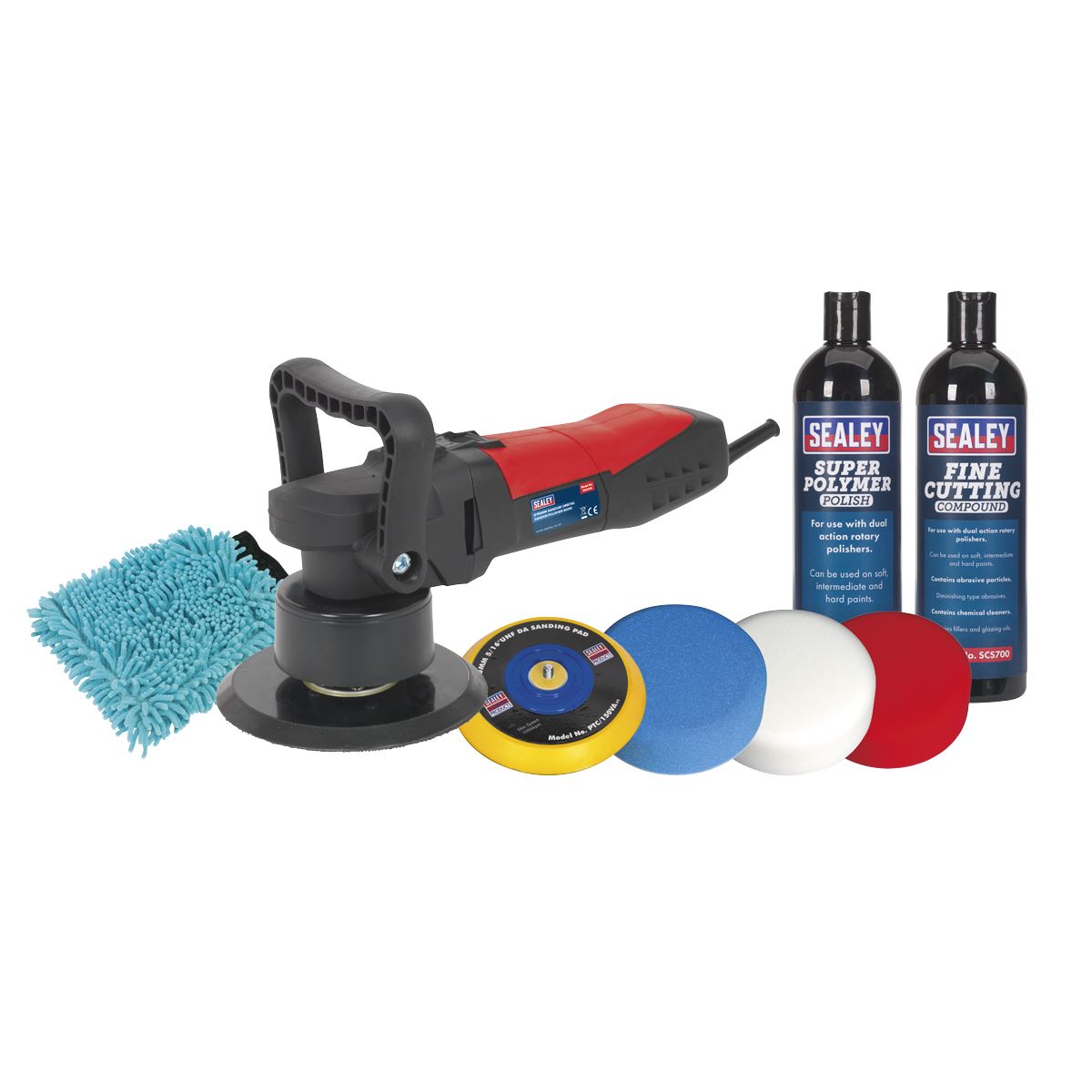 Sealey 150mm Pro Polishing & Compounding Kit 600W/230V CPK04