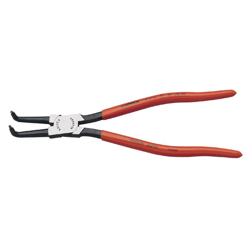 Knipex 44 21 J41 85mm - 140mm J41 90&deg; Bent Internal Circlip Pliers - 81014