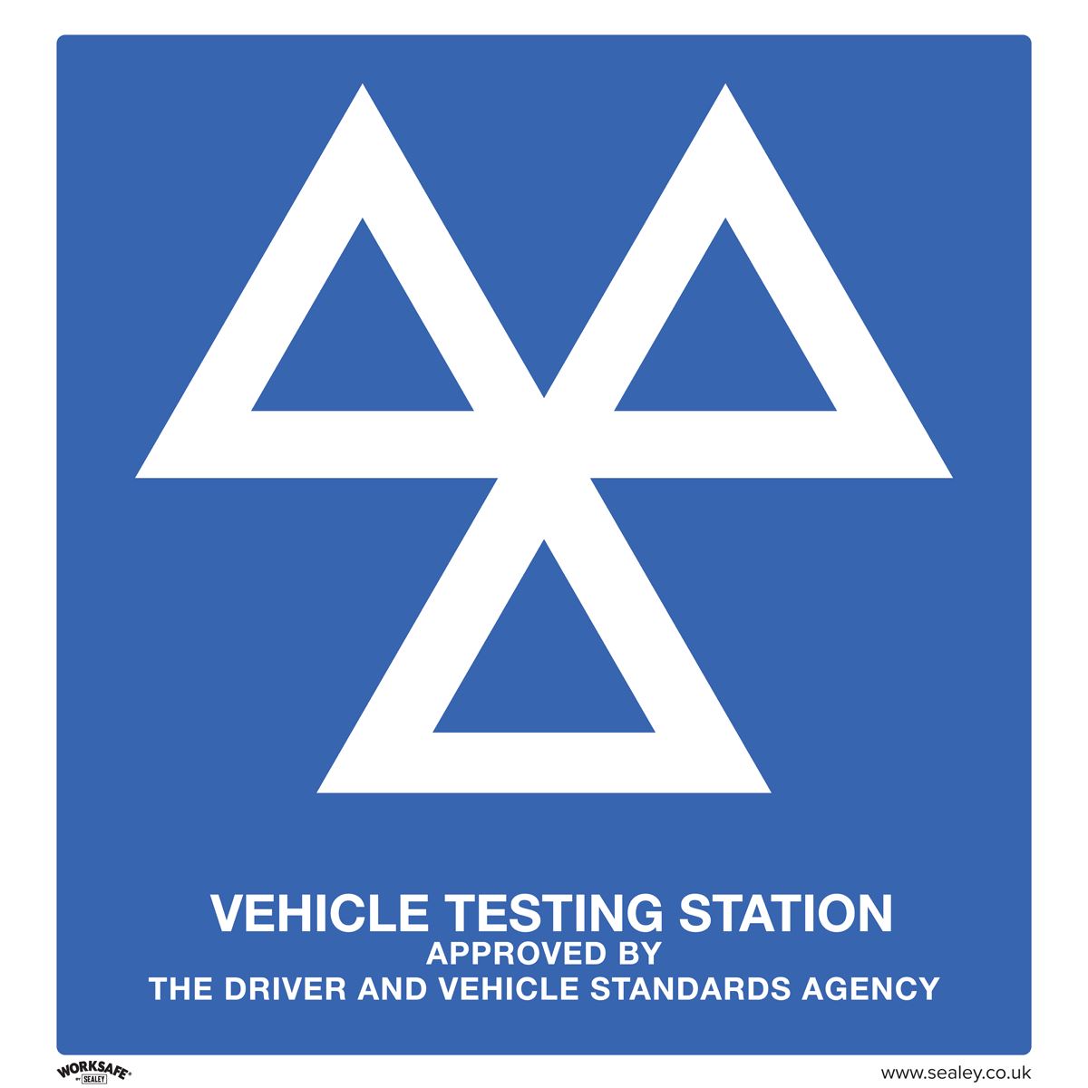 Sealey Safety Sign - MOT Testing Station - Aluminium Composite SS51A1