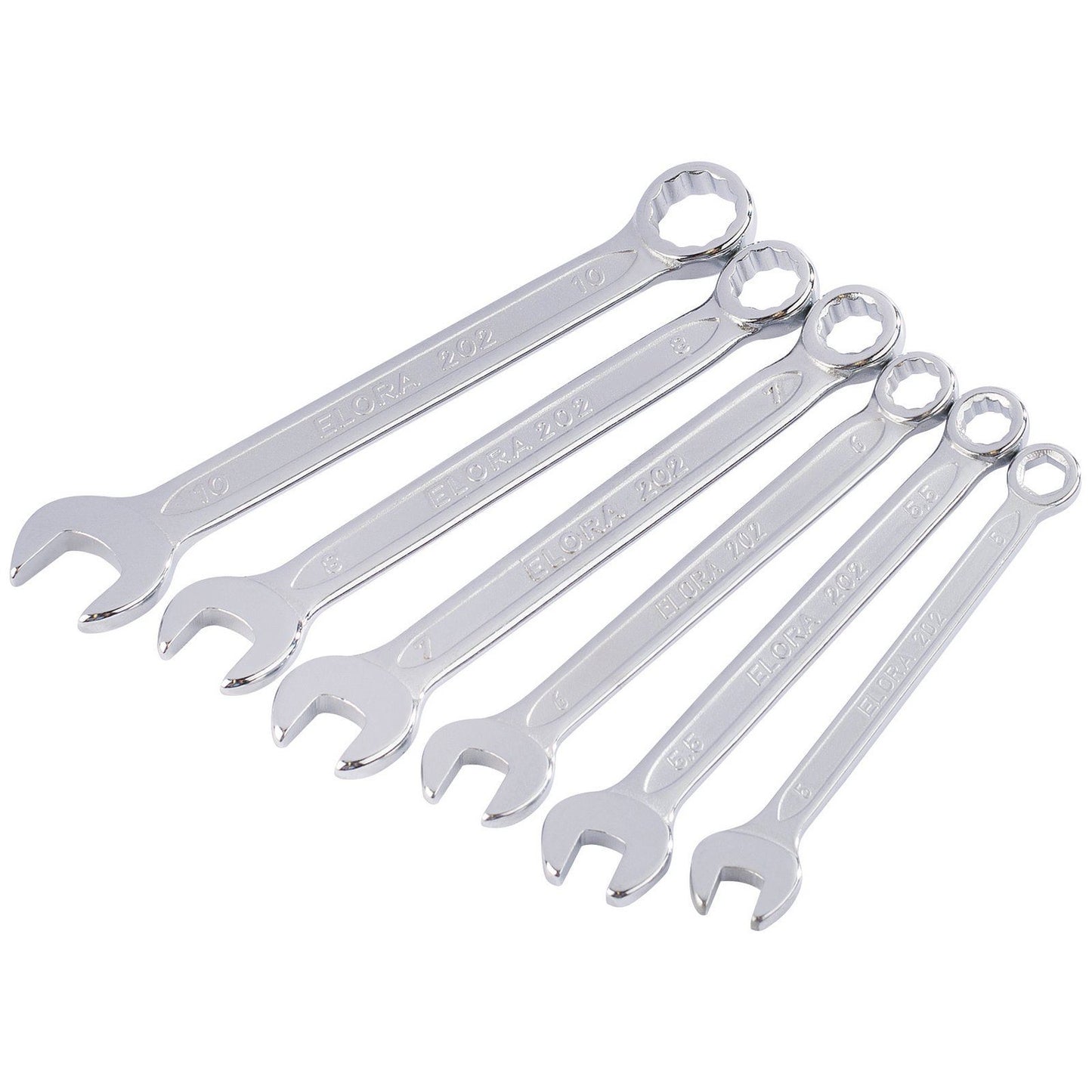 Elora 04212 6 Piece ELORA MIDGET METRIC COMBINATION SPANNER SET