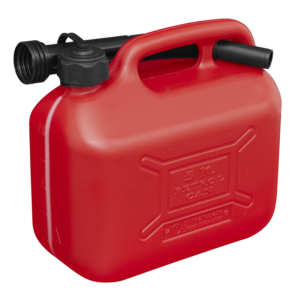 Sealey Fuel Can 5L - Red JC5R