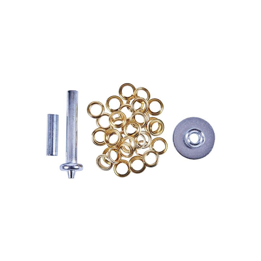 Tarpaulin Eyelet Repair Tool Replacement Tarp ½" Brass Coated Grommet Washers - S4675