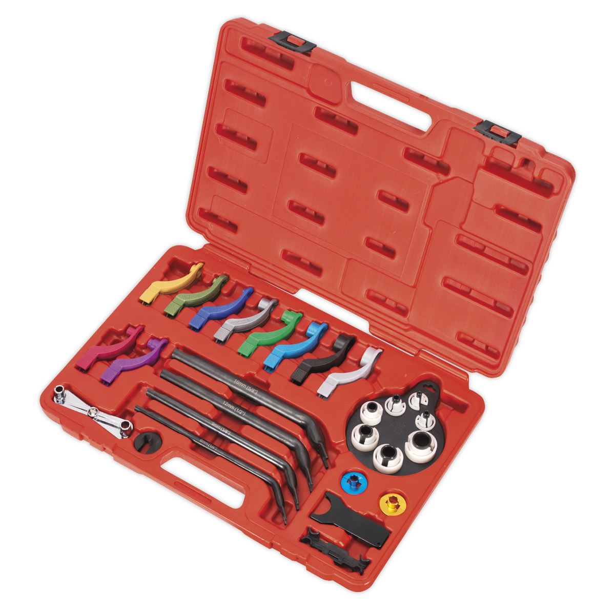 Sealey Fuel & Air Conditioning Disconnection Tool Kit 27pc VS0557