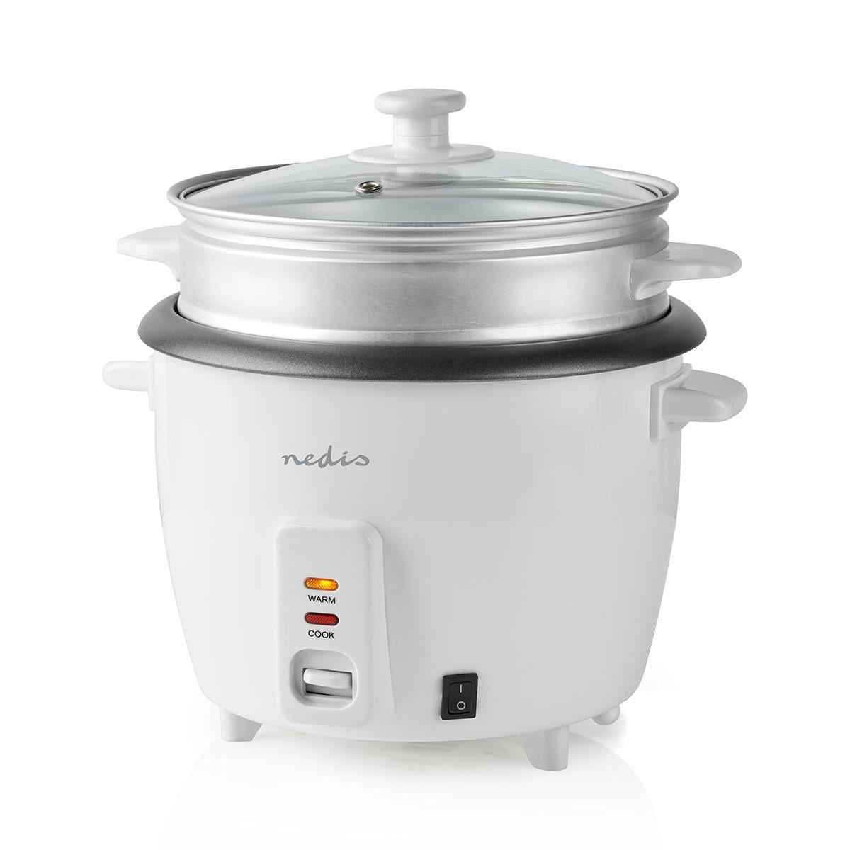 Nedis Rice Cooker 500 Watt 1.5L White