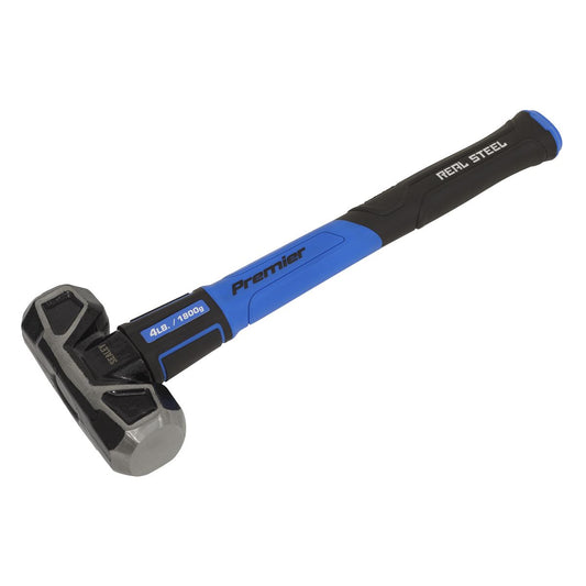 Sealey Sledge Hammer with Fibreglass Shaft 4lb Short Handle SLHG04