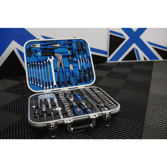 Draper 32027 127 Piece Tool Socket Set Chrome Vanadium Steel INC Aluminium Case