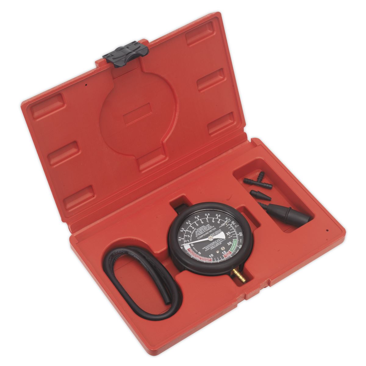 Sealey Vacuum & Fuel Pump Pressure Test Gauge Set VSE952