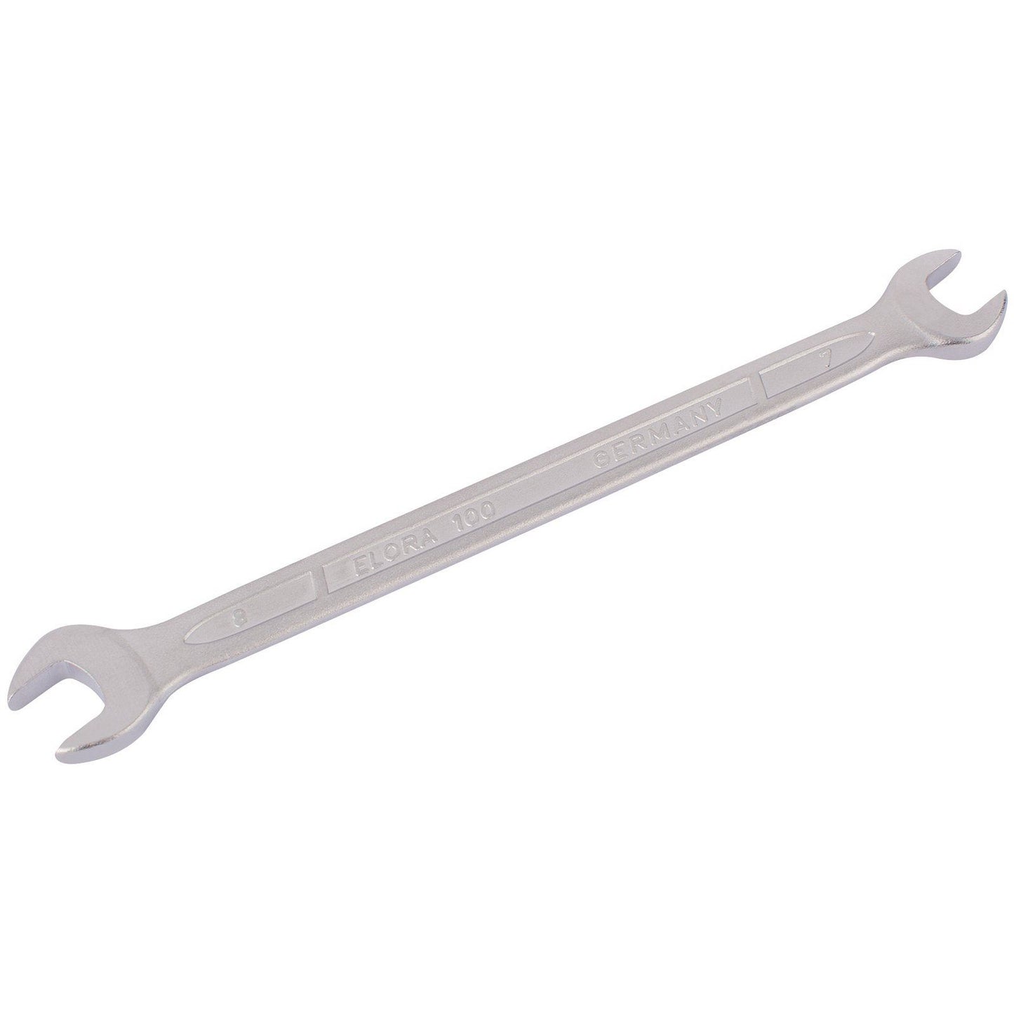 7mm X 8mm Elora Long Metric Double Open End Spanner Draper 01820