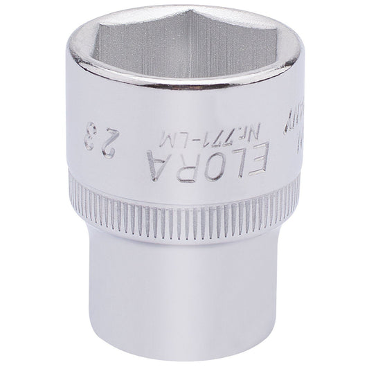 Draper 15312 23mm 1/2 Square Drive Elora Hexagon Socket