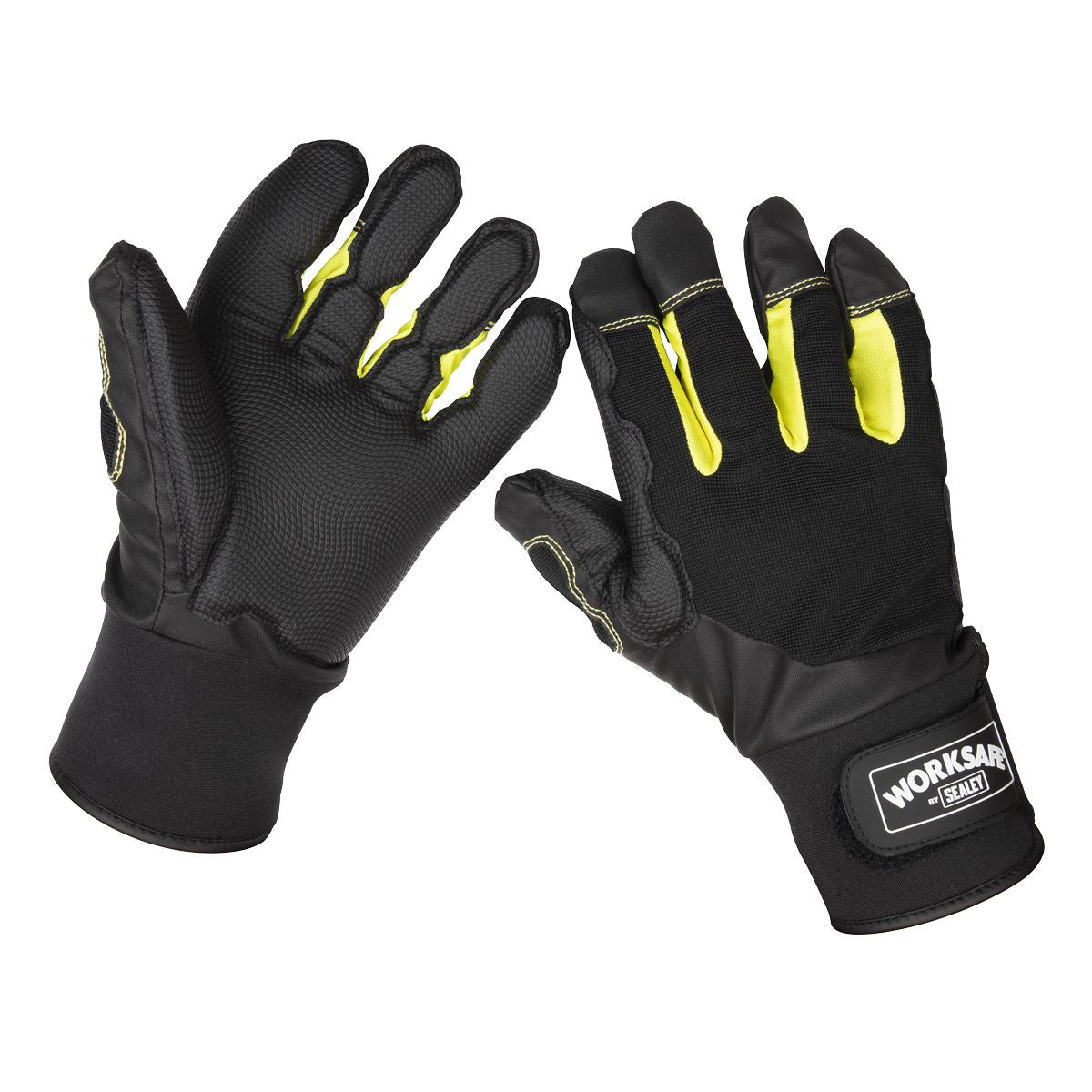 Sealey Anti-Vibration Gloves (Large) - Pair 9142L