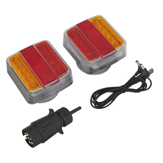 Sealey Wireless LED Trailer Light Set 2pc TB18LEDW