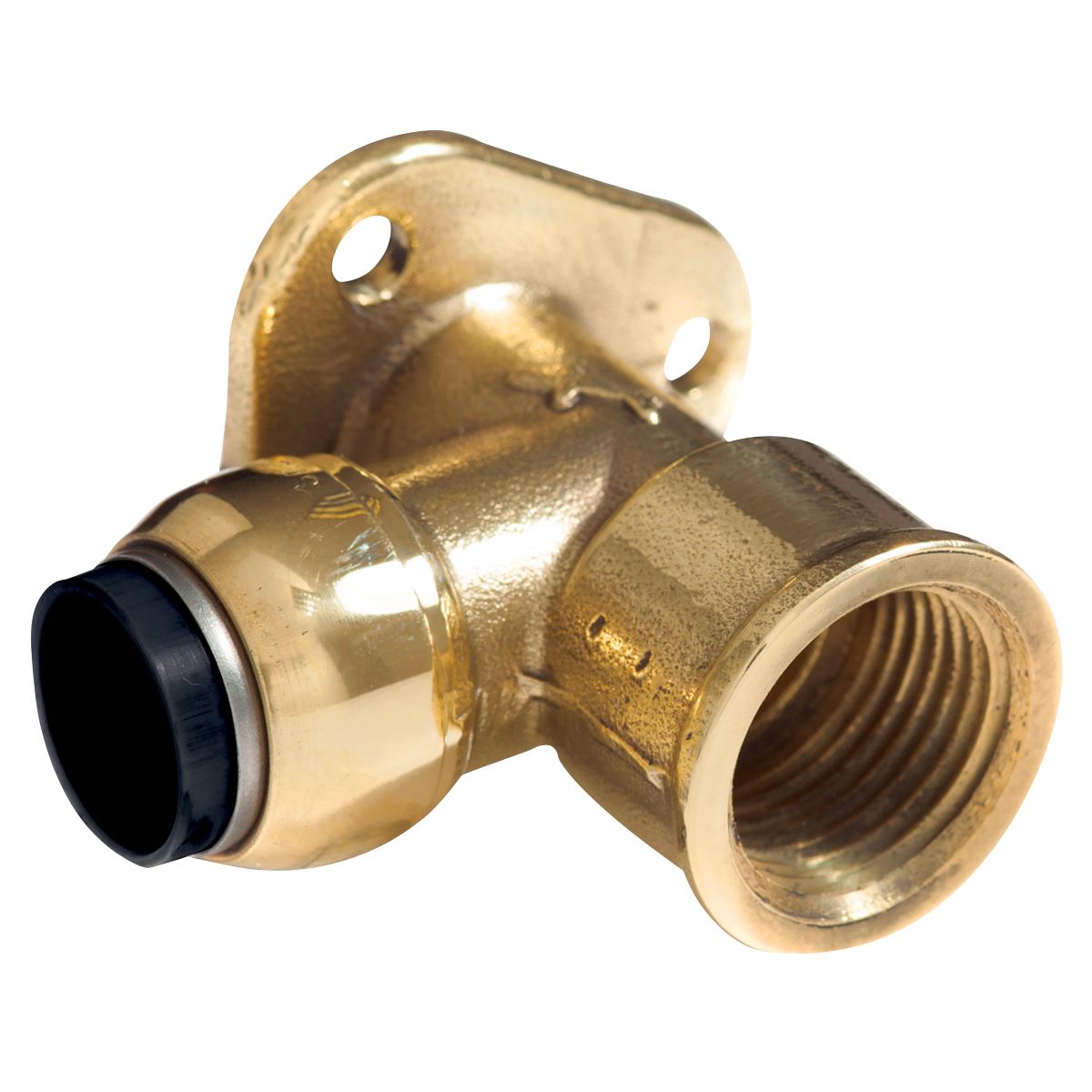 Sealey Wingback Elbow 22mm x 3/4"BSP Brass (SharkBite) SBA22BWE