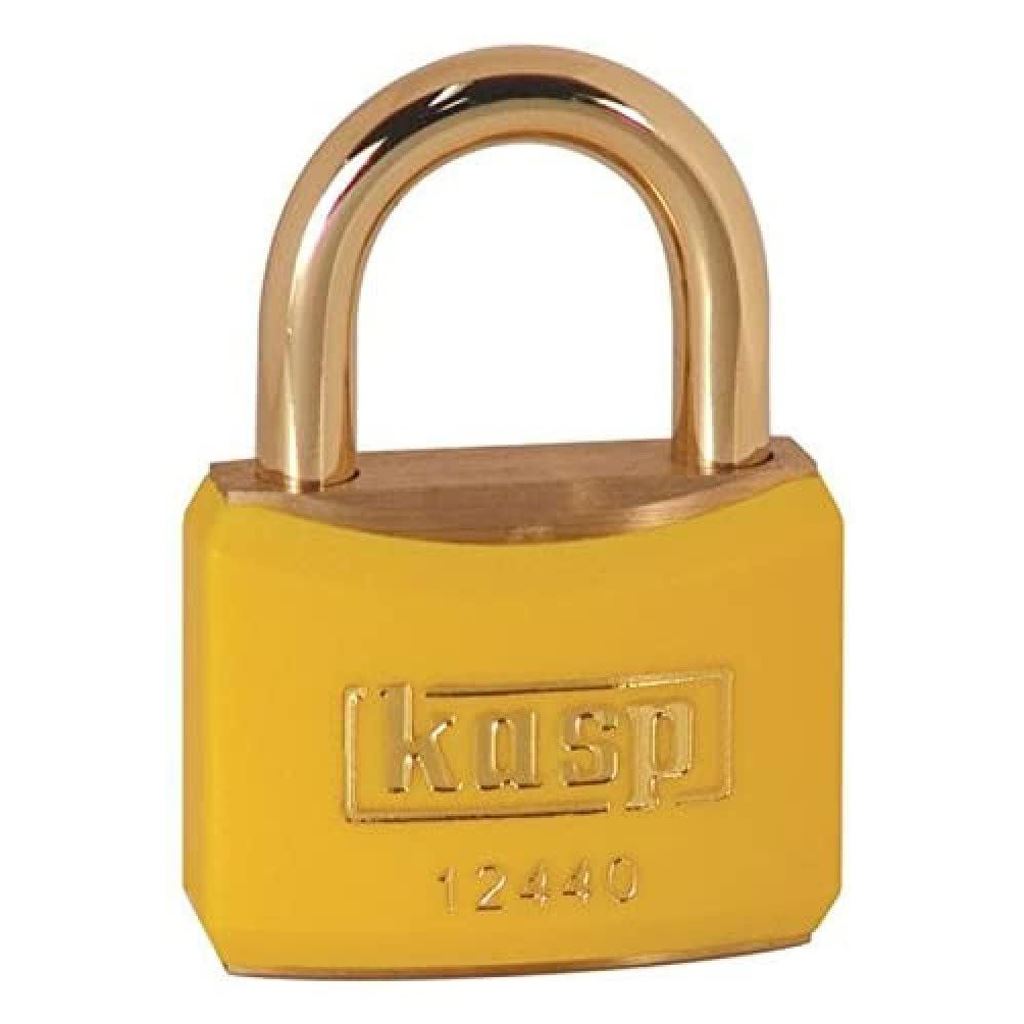 Kasp 124 Padlock 40mm Yellow K12440YELD