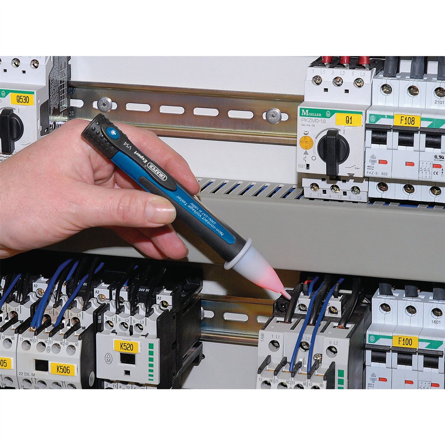 Draper Cat III 1000V Non Contact Voltage Tester - 34278