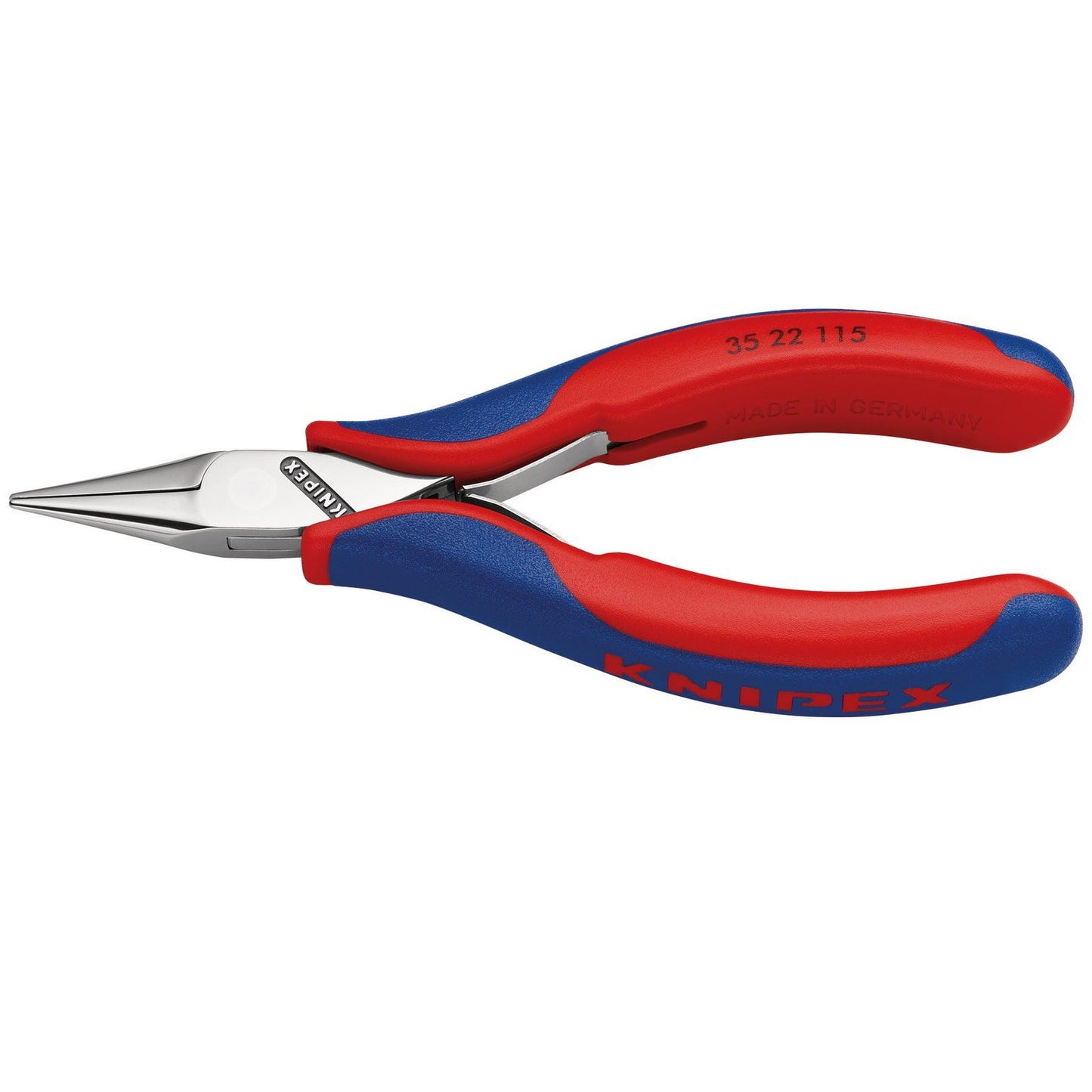 Knipex Knipex 35 22 115 Electronics Flat-Round Jaw Pliers (115mm) - 27699