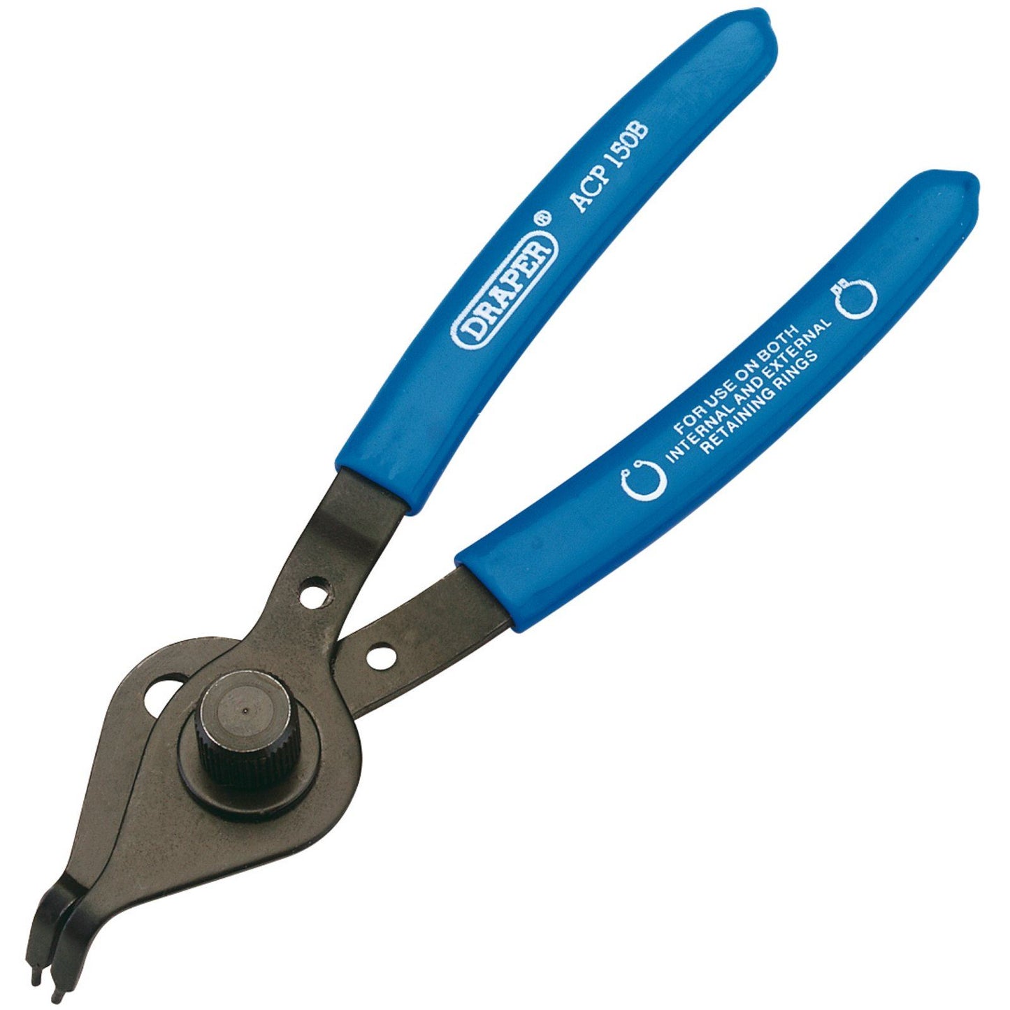 Draper 1x Bent Nose Reversible Circlip Pliers Professional Tool 12492