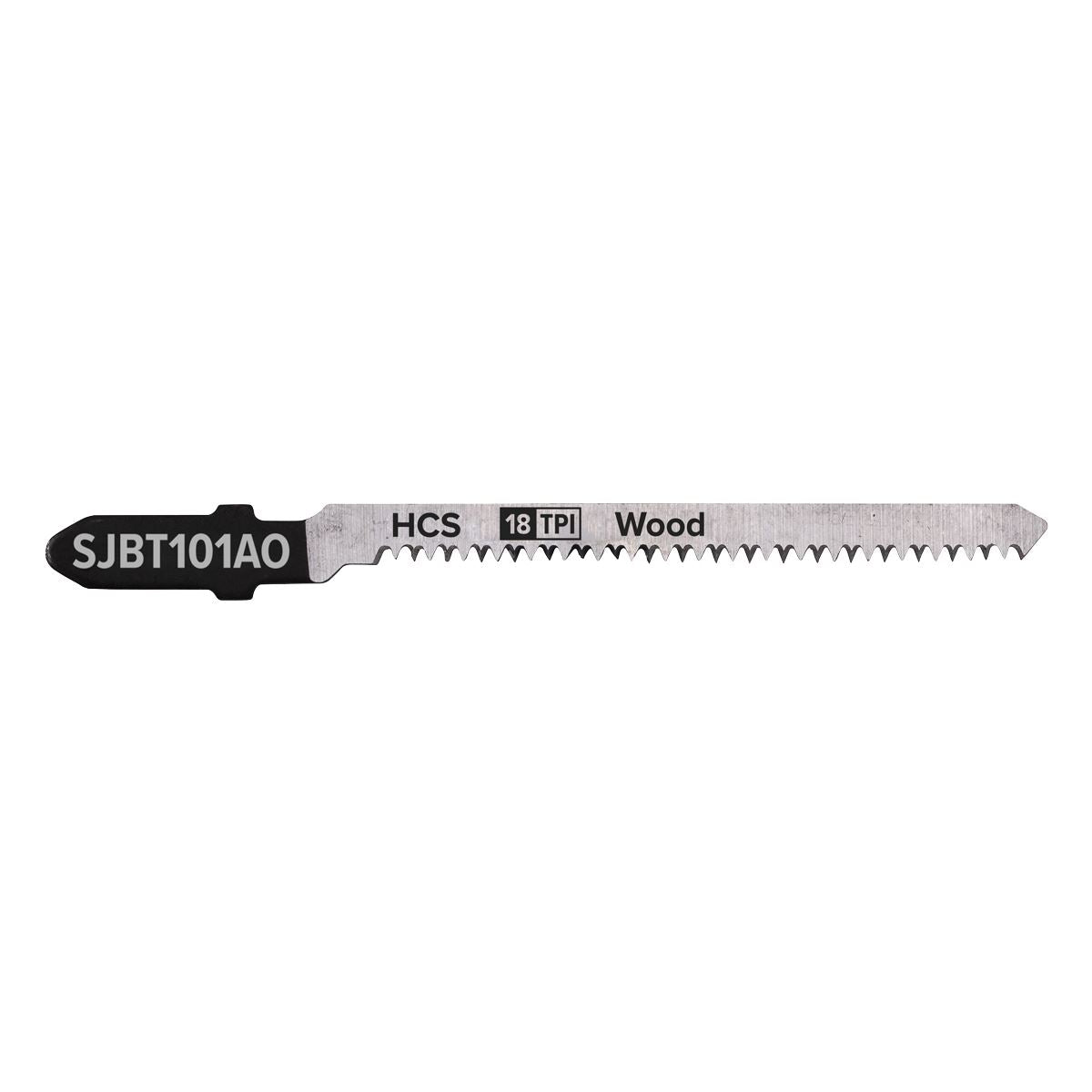 Sealey Jigsaw Blade Hard Wood 83mm 18tpi - Pack of 5 SJBT101AO