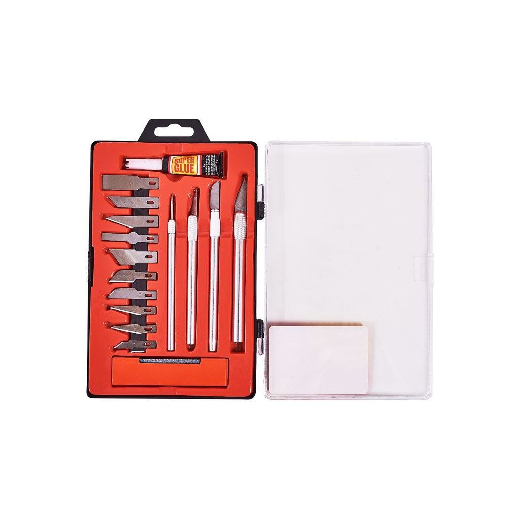 Amtech 17pc Hobby Knife Kit - S0495