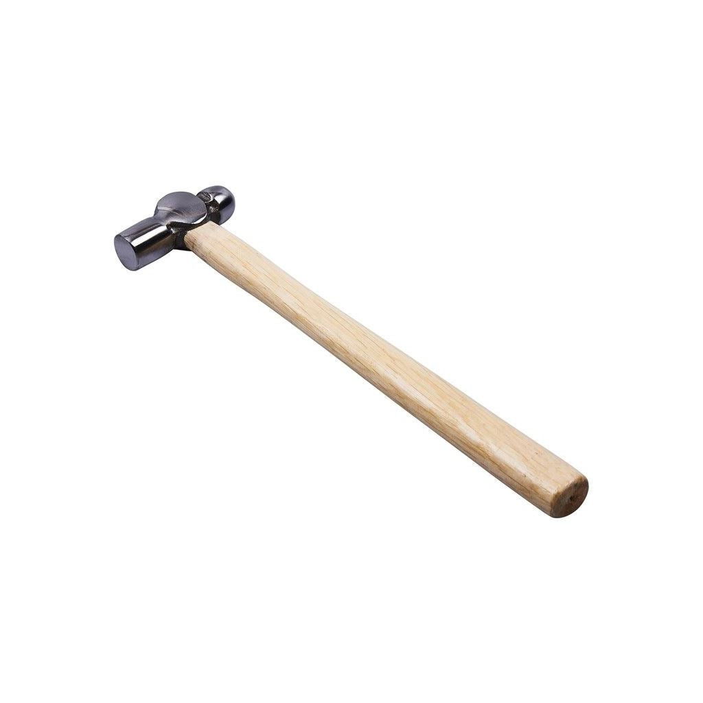 Ball Pein 4oz Hammer Wooden Handle For Metal Punching Riveting DIY/Garage - A0700