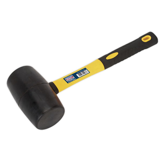 Sealey Rubber Mallet 2lb with Fibreglass Shaft RMB200