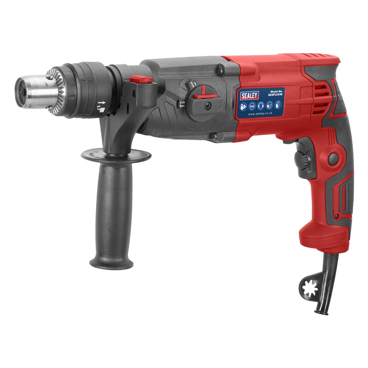 Sealey Rotary Hammer Drill SDS Plus 18mm 750W/230V SDSPLUS18