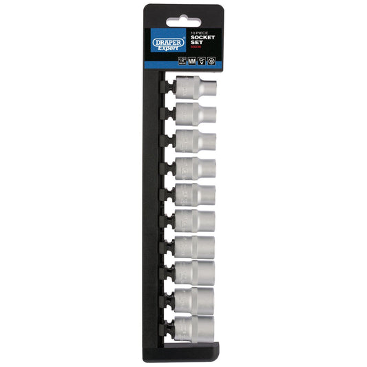 Draper 1/2" Sq. Dr. Metric Socket Set (10 Piece) | 50236