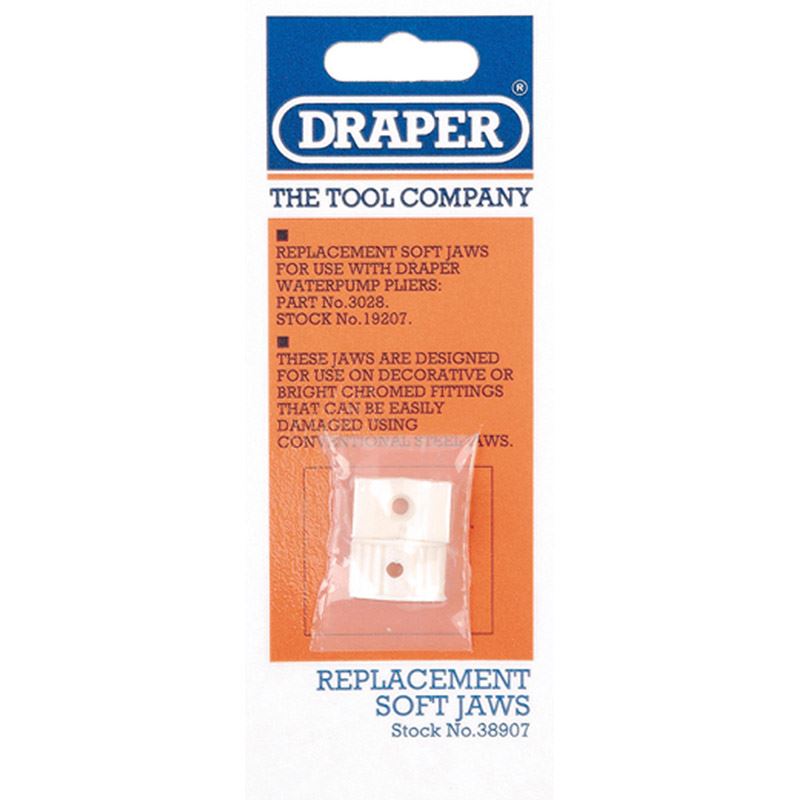 Draper Expert 38907 Set of Soft Jaws for Waterpump Pliers (91-4144)