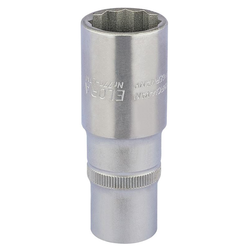 Elora 1x 22mm 1/2" Square Drive Deep Bi-Hexagon Socket Professional Tool 11936