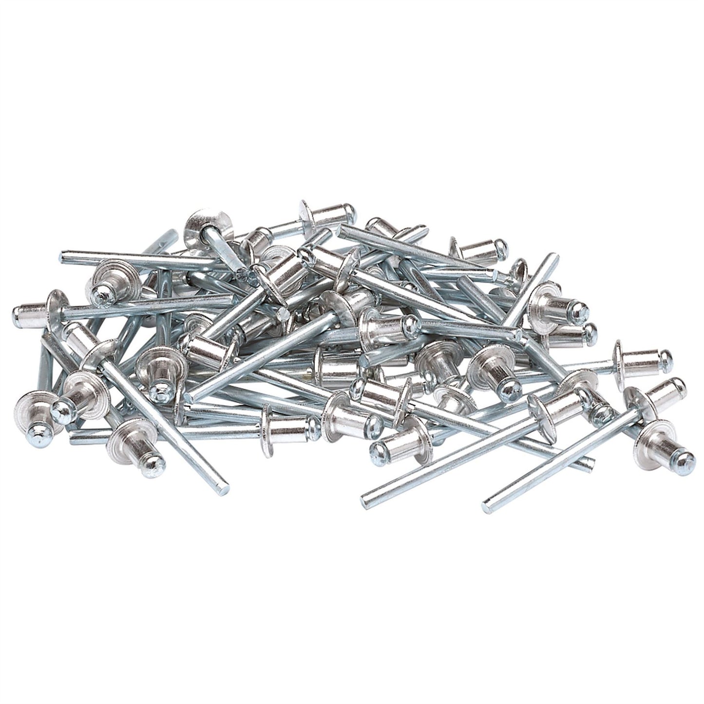 4.8 x 6.4mm Domed Aluminium Steel Blind Rivets 50 Pck |13557| Draper - POP rivet