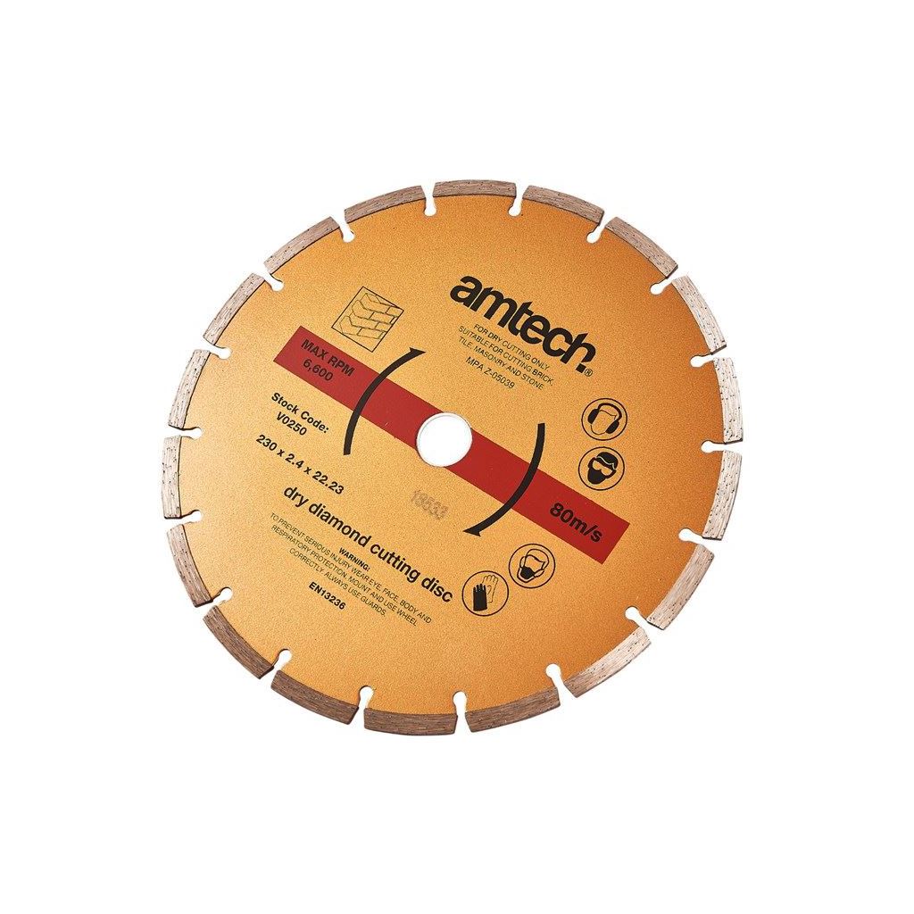 9" 230mm Professional Universal Diamond Cutting Disc Brick/Tile/Masonry Stone - V0250