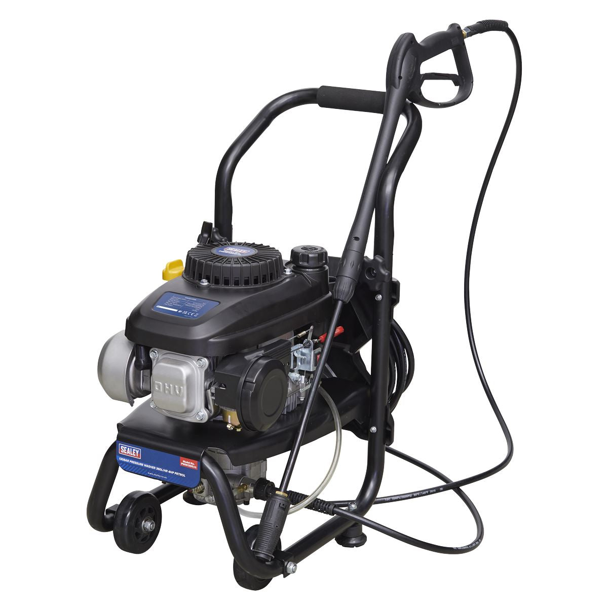 Sealey Pressure Washer 150bar 360L/hr 4hp Petrol PWM1300