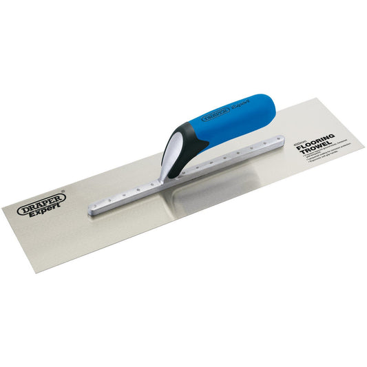 Soft Grip Stainless Steel Plastering Trowel (455mm) Draper 82149