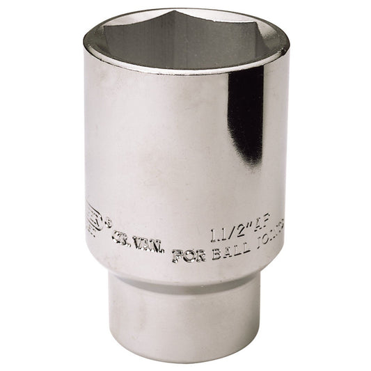 Draper Expert Ball Joint Socket, 1/2" Sq. Dr., 38mm or 1.1/2" AF - 26916